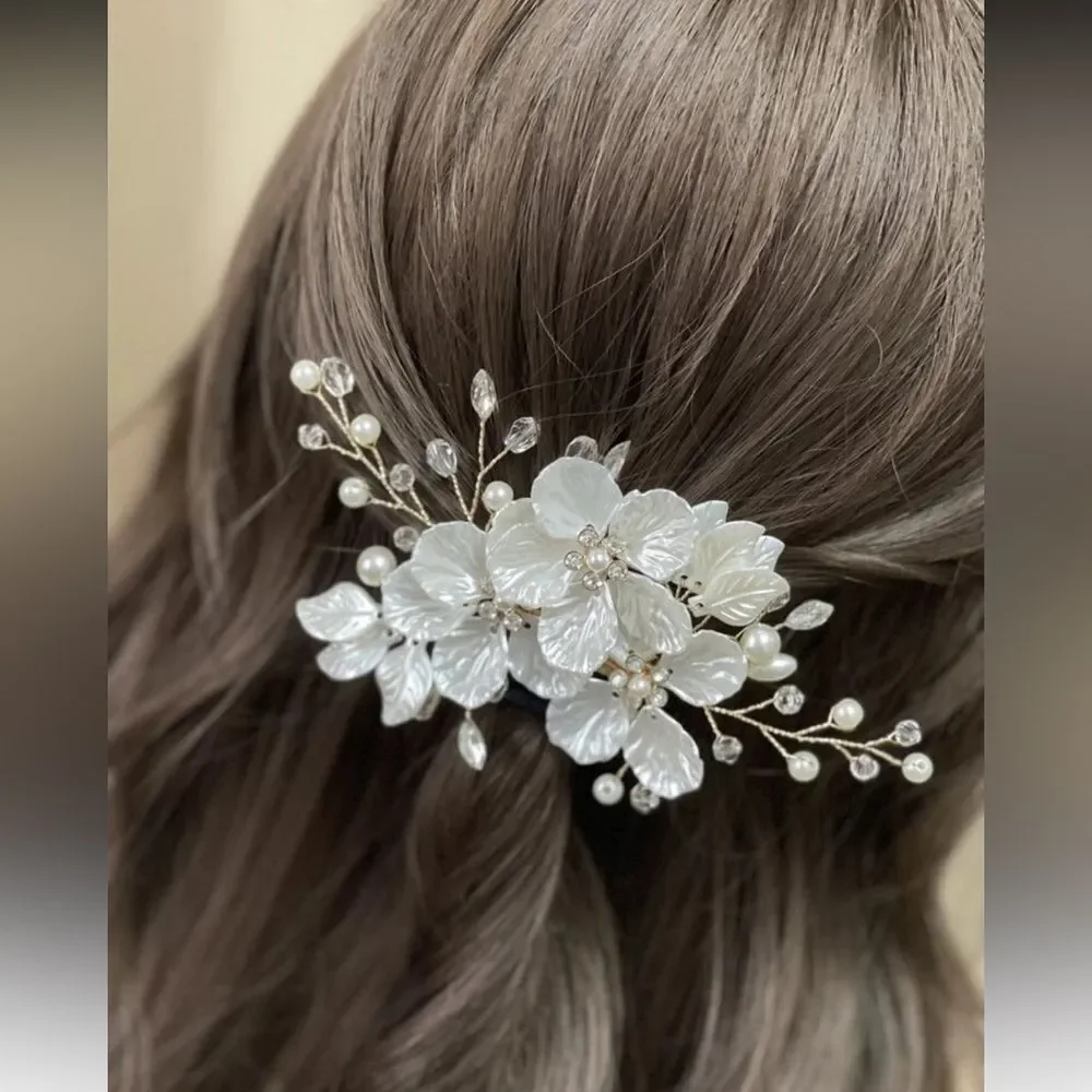 Flower hair clips K44